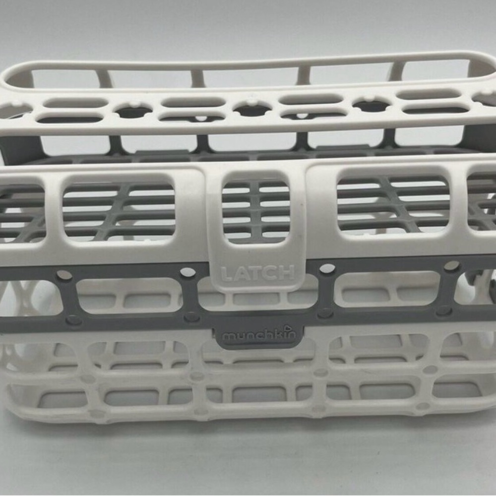 Munchkin Deluxe Bottle Dishwasher
Basket Gray White 
Baby Items NWOT